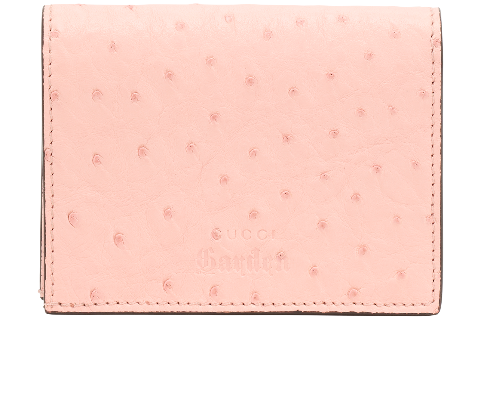 Gucci Garden Purse, &pound;295, Accessories, Pink, Ostrich, Back view